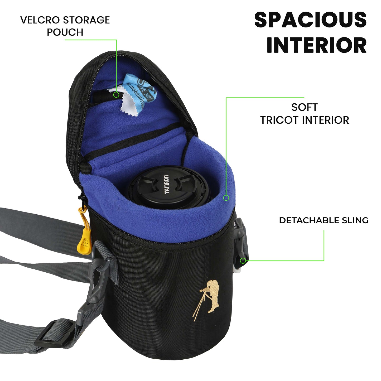 P63 LENS PACK 2 | PINBALL | LENS SLING BAG CUM WAIST POUCH