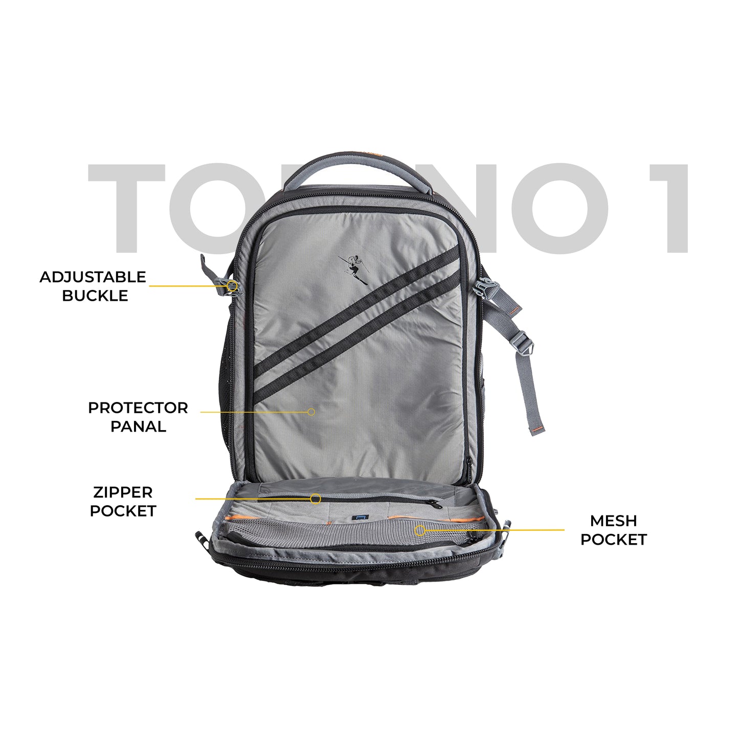 P36 TORINO 1 | PINBALL | VIDEO CAMERA BAG | WATERPROOF WITH RAINCOVER